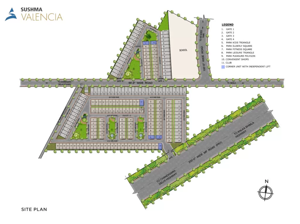 Sushma Valencia Site plan layout Plan