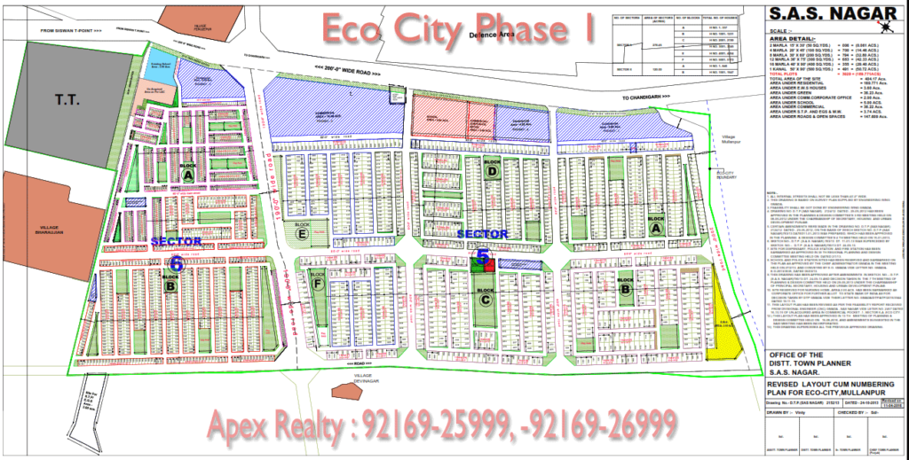 Eco City Phase 1 Site Map