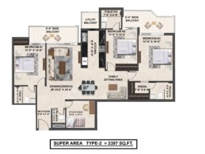 Medallion Nova Floor Plan Sector 66 Mohali