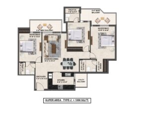 Medallion Nova Floor Plan Sector 66 Mohali