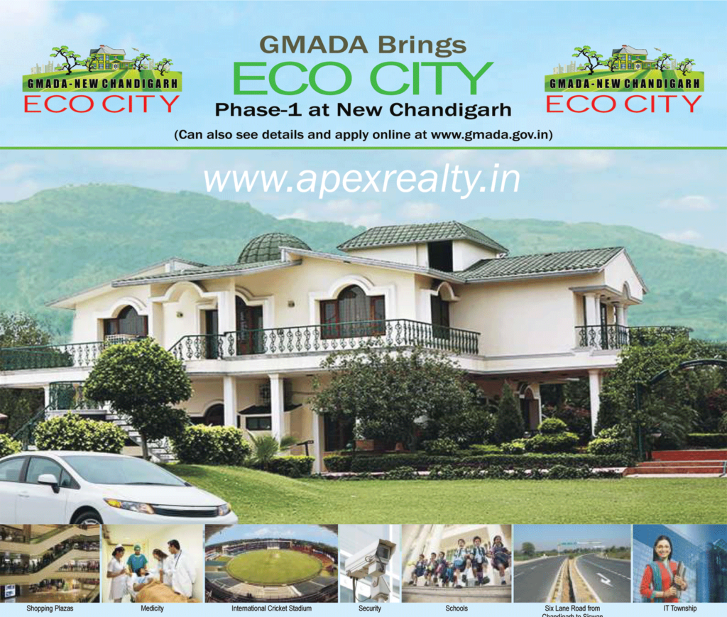 Gmada Eco City Plots for sale in New Chandigarh