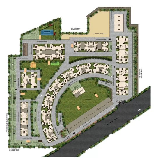 The Address Site Plan New Chandigarh